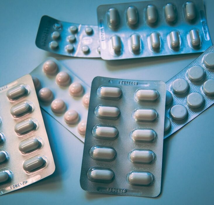 Multiple medicine blister packs representing the Indian pharmaceutical market size and growth in 2026